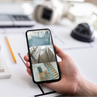 Bellingham security camera feed on cell phone